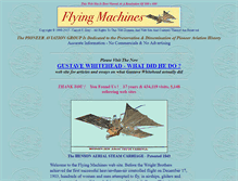 Tablet Screenshot of flyingmachines.org